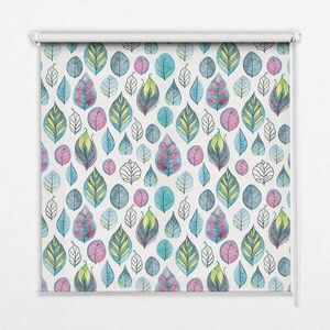 TULUP VNITŘNÍ roleta - okenní roleta - roleta - 120x140 cm - Barevné listí obraz
