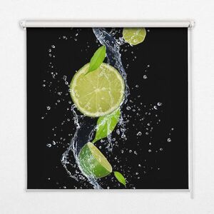 TULUP VNITŘNÍ roleta - okenní roleta - roleta - 100x180 cm - Vápno padající do vody obraz