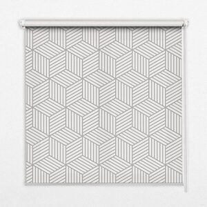 TULUP VNITŘNÍ roleta - okenní roleta - roleta - 150x140 cm - 3D kostky obraz