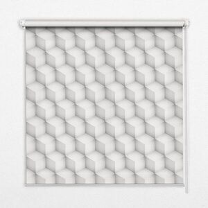 TULUP VNITŘNÍ roleta - okenní roleta - roleta - 140x140 cm - 3D kostky obraz