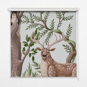 TULUP VNITŘNÍ roleta - okenní roleta - roleta - 150x140 cm - Lesní zvířata obraz