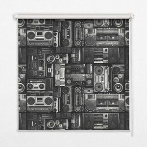 TULUP VNITŘNÍ roleta - okenní roleta - roleta - 150x140 cm - Reproduktory rádia obraz