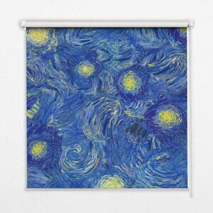 TULUP VNITŘNÍ roleta - okenní roleta - roleta - 60x140 cm - Malovaný modrý obrázek obraz