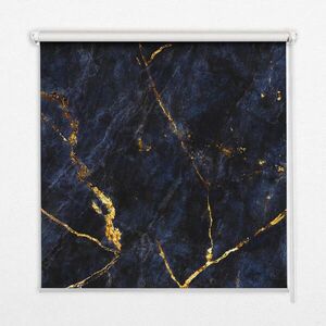 TULUP VNITŘNÍ roleta - okenní roleta - roleta - 150 x180 cm - Tmavě modrý mramor obraz