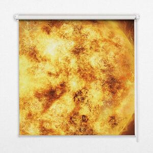 TULUP VNITŘNÍ roleta - okenní roleta - roleta - 150x140 cm - Žlutá mřížka obraz