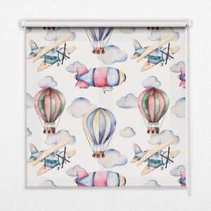 TULUP VNITŘNÍ roleta - okenní roleta - roleta - 150x140 cm - Vzducholodě a balóny obraz