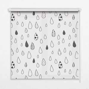 TULUP VNITŘNÍ roleta - okenní roleta - roleta - 130x140 cm - Kapky obraz
