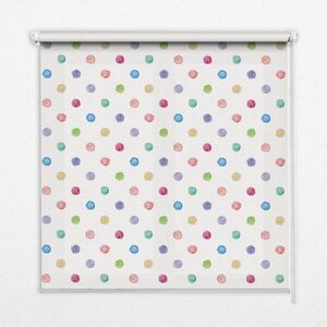 TULUP VNITŘNÍ roleta - okenní roleta - roleta - 100x140 cm - Barevné tečky obraz