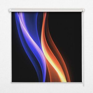 TULUP VNITŘNÍ roleta - okenní roleta - roleta - 100x180 cm - Oranžová modrá animace obraz