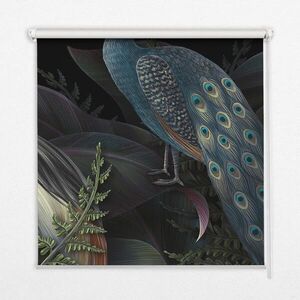 TULUP VNITŘNÍ roleta - okenní roleta - roleta - 150x140 cm - Ptáci v zelené obraz