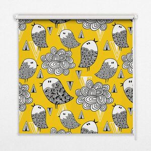 TULUP VNITŘNÍ roleta - okenní roleta - roleta - 150x140 cm - Ptactvo obraz