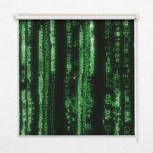 TULUP VNITŘNÍ roleta - okenní roleta - roleta - 130x140 cm - Zelené šifry obraz