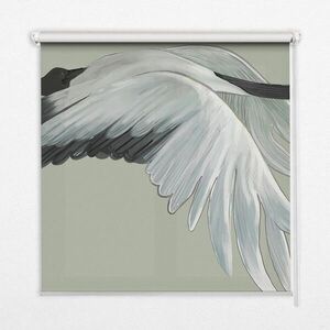 TULUP VNITŘNÍ roleta - okenní roleta - roleta - 150x140 cm - Jeřáb za letu obraz