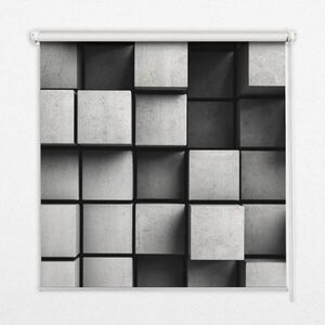 TULUP VNITŘNÍ roleta - okenní roleta - roleta - 150x140 cm - Kamenné kostky obraz