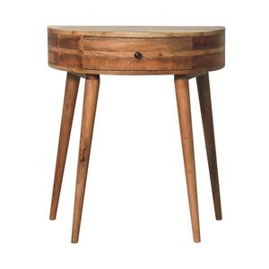 Artisan Furniture KONSOLOVÝ STŮL s povrchem Amber Oak, 2 zásuvky, pražená hnědá obraz