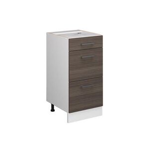 Vicco SPODNÍ SKŘÍŇKA KUCHYŇSKÉ LINKY R-Line Ušlechtilá šedá 40 cm se zásuvkami, bez pracovní desky obraz