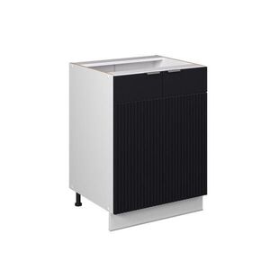 Vicco SPODNÍ SKŘÍŇKA KUCHYŇSKÉ LINKY Fame-Line Černý pruhovaný 60 cm bez pracovní desky obraz