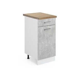 Vicco SPODNÍ SKŘÍŇKA KUCHYŇSKÉ LINKY R-Line Beton 40 cm , PD Dub obraz