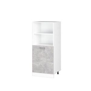 Vicco UNIVERZÁLNÍ SPÍŽNÍ SKŘÍŇKA R-Line Beton 60 cm s otevřenými policemi a dvířky obraz