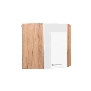 Vicco ROHOVÝ VĚŠÁK NA STĚNU R-Line Bílá vysoký lesk 57 cm obraz