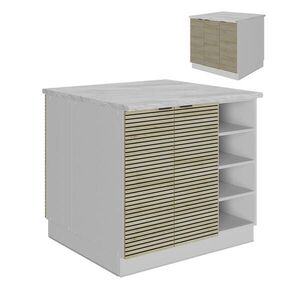 Vicco KUCHYŇSKÝ OSTROV Fame-Line Dubový panel 90 cm bez pracovní desky obraz