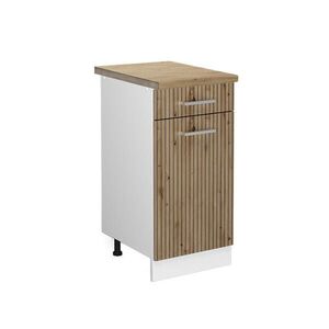 Vicco SPODNÍ SKŘÍŇKA KUCHYŇSKÉ LINKY R-Line Řemeslný dub 40 cm , PD Dub obraz