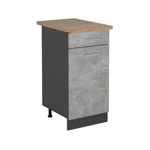 Vicco SPODNÍ SKŘÍŇKA KUCHYŇSKÉ LINKY R-Line Beton 40 cm , PD Dub obraz