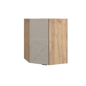 Vicco ROHOVÝ VĚŠÁK NA STĚNU Fame-Line GreyBeige 57 cm obraz