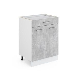 Vicco SPODNÍ SKŘÍŇKA KUCHYŇSKÉ LINKY R-Line Beton 60 cm se zásuvkou, bez pracovní desky obraz
