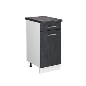Vicco SPODNÍ SKŘÍŇKA KUCHYŇSKÉ LINKY R-Line Černý beton 40 cm PD Antracit obraz