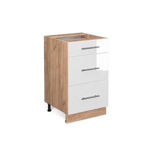 Vicco SPODNÍ SKŘÍŇKA KUCHYŇSKÉ LINKY Fame-Line Bílá vysoký lesk 50 cm bez pracovní desky obraz