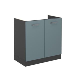 Vicco SKŘÍŇKA POD DŘEZ R-Line Modrošedá 80 cm bez pracovní desky obraz