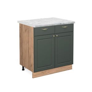 Vicco SPODNÍ SKŘÍŇKA KUCHYŇSKÉ LINKY Fame-Line Zelená zlatá země 80 cm , PD Mramor obraz