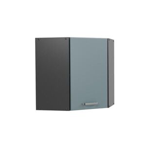 Vicco ROHOVÝ VĚŠÁK NA STĚNU R-Line Modrošedá 57 cm obraz