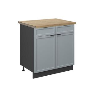 Vicco SPODNÍ SKŘÍŇKA KUCHYŇSKÉ LINKY Fame-Line Světle modrošedá 80 cm , PD Dub obraz