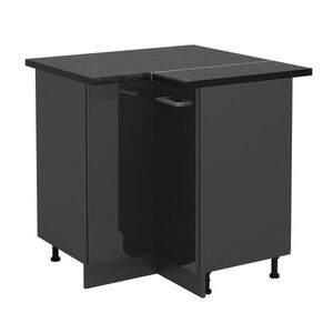 Vicco ROHOVÁ SKŘÍŇKA R-Line Antracitový vysoký lesk 75.6 cm , PD Antracit obraz