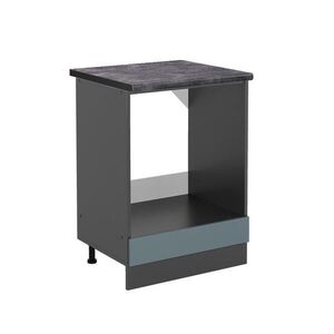 Vicco SKŘÍŇKA NA VESTAVĚNOU TROUBU R-Line Modrošedá 60 cm , PD Antracit obraz