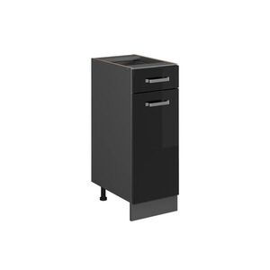 Vicco SPODNÍ SKŘÍŇKA KUCHYŇSKÉ LINKY R-Line Černý vysoký lesk 30 cm bez pracovní desky obraz