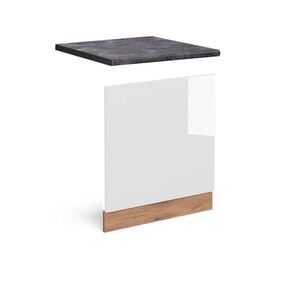 Vicco PŘEDNÍ PANEL R-Line Bílá vysoký lesk 60 cm , PD Antracit obraz