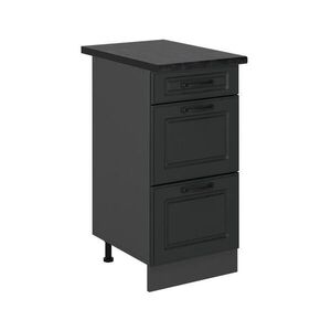 Vicco SPODNÍ SKŘÍŇKA KUCHYŇSKÉ LINKY R-Line Antracitový venkovský dům 40 cm se zásuvkami, PD Antracit obraz