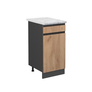 Vicco SPODNÍ SKŘÍŇKA KUCHYŇSKÉ LINKY R-Line Zlatý mocný dub 40 cm PD Mramor obraz