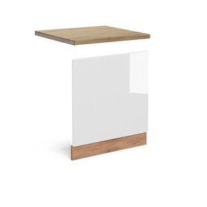 Vicco PŘEDNÍ PANEL R-Line Bílá vysoký lesk 60 cm , PD Dub obraz