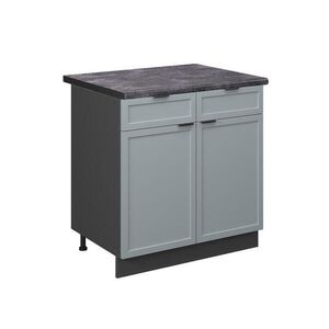 Vicco SPODNÍ SKŘÍŇKA KUCHYŇSKÉ LINKY Fame-Line Světle modrošedá 80 cm , PD Antracit obraz