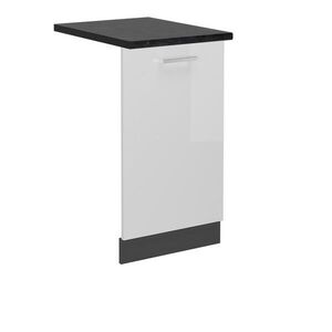 Vicco PŘEDNÍ PANEL R-Line Bílá vysoký lesk 45 cm , PD Antracit obraz