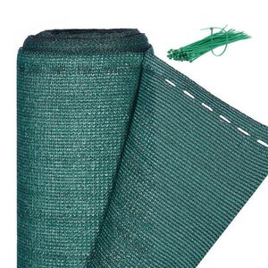 Relaxdays ZÁSTĚNA tmavě zelená HDPE 1, 8x25 m obraz