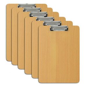 Relaxdays KLIPBOARD Hnědá Stříbrná 6ks-sada DIN A4 obraz