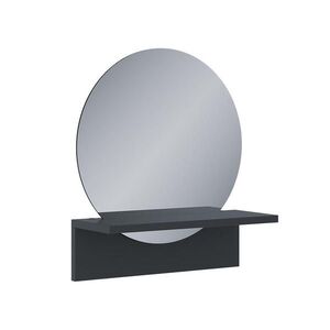 Vicco KOUPELNOVÉ ZRCADLO Elyra Černá 40 x 47.5 cm s policí obraz