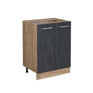 Vicco SPODNÍ SKŘÍŇKA KUCHYŇSKÉ LINKY R-Line Černý beton 60 cm bez pracovní desky obraz