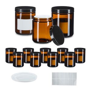 Relaxdays KELÍMEK Hnědá Černá 12dílná-sada 240 ml obraz