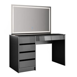 Vicco TOALETNÍ STOLEK Sherry Antracit 120 cm se zrcadlem LED obraz